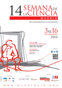 Cartel Semana de la Ciencia Madrid 2014