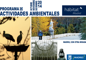 Programa habitat otoño Madrid 2014