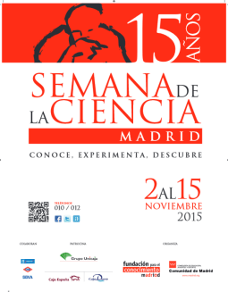 Semana de la ciencia 2015