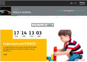Fundación telefónica talleres niños